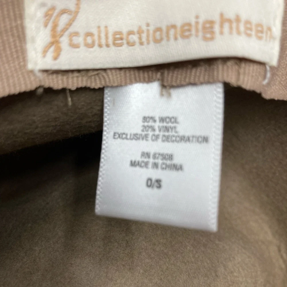 Collection eighteen 80% wool hat